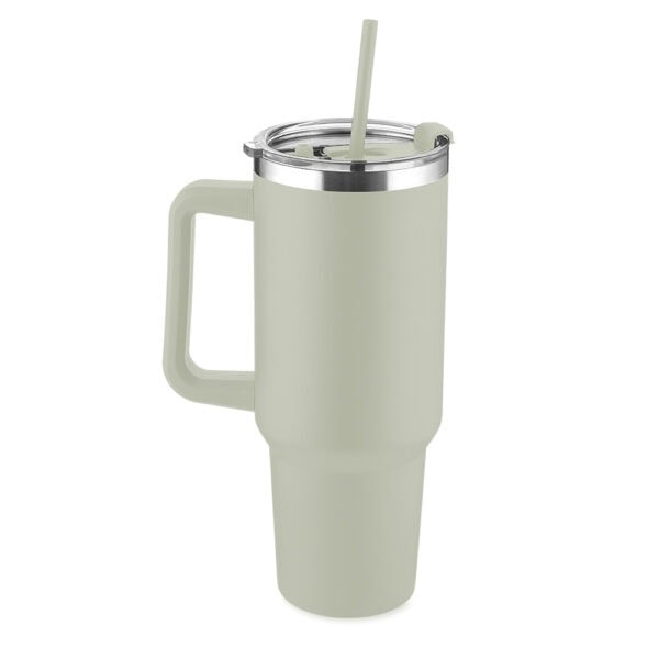 Caneca Térmica Personalizada Aço Inox Creme