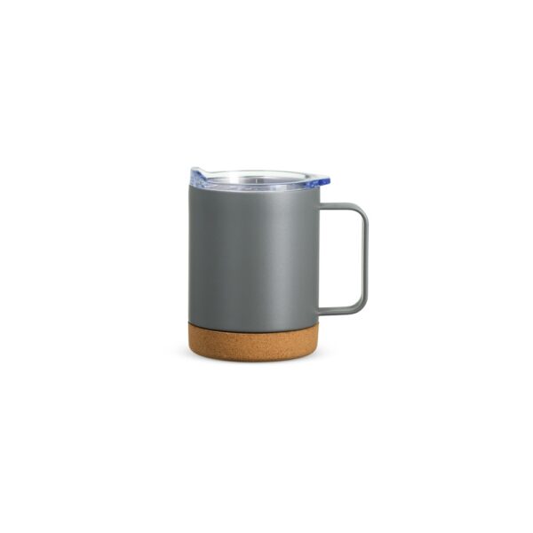 Caneca Térmica Personalizada Com Cortiça De 400ml CHUMBO