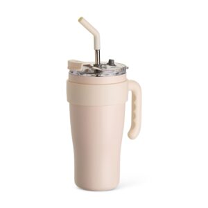 Caneca Térmica Personalizada Inox 800ml BEGE