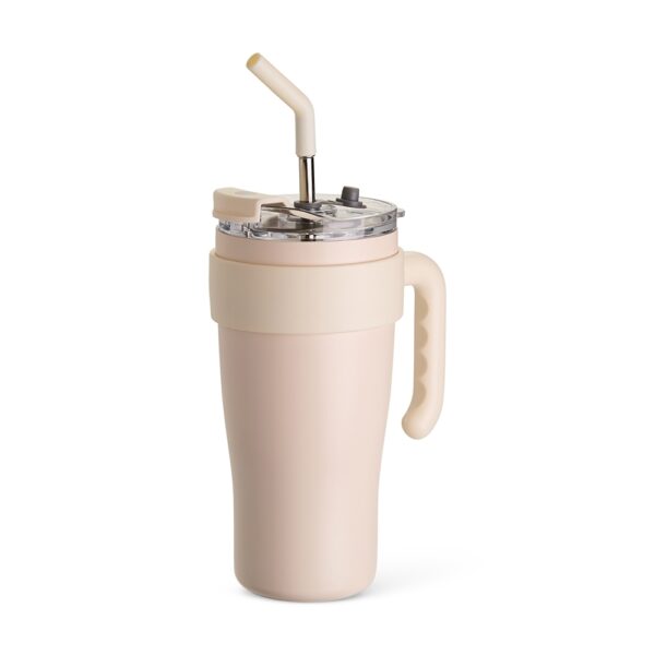 Caneca Térmica Personalizada Inox 800ml BEGE
