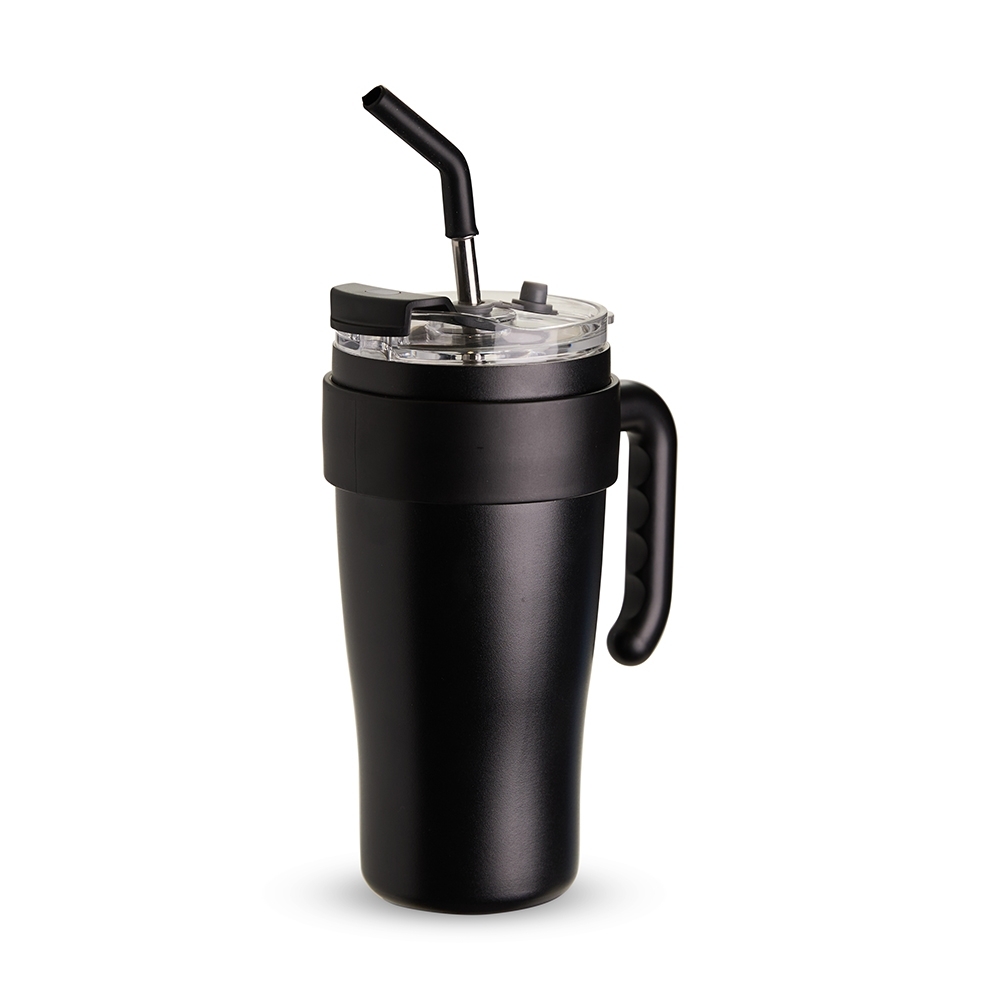 - Huble Brindes Corporativos Caneca Térmica Personalizada Inox 800ml PRETO