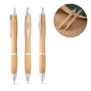 Caneta Ecológica Personalizada Bambu - Foto 1
