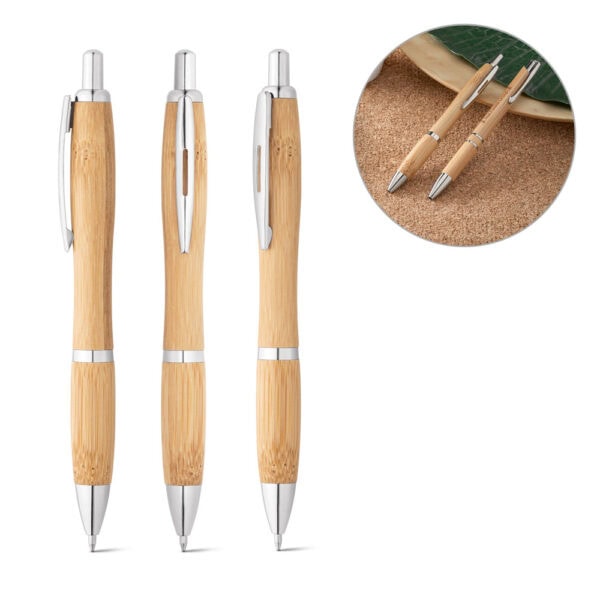 Caneta Ecológica Personalizada Bambu - Foto 1
