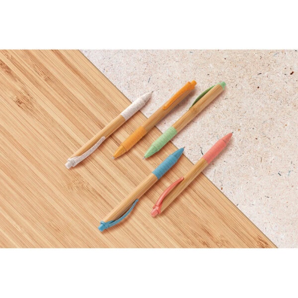 Caneta Ecológica Personalizada Bambu - Foto 4