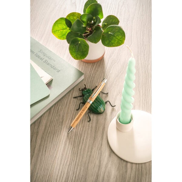 Caneta Ecológica Personalizada Bambu - Foto 3