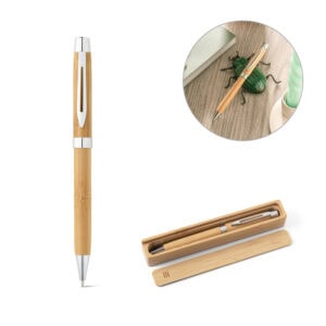 Caneta Ecológica Personalizada Bambu - Foto 1