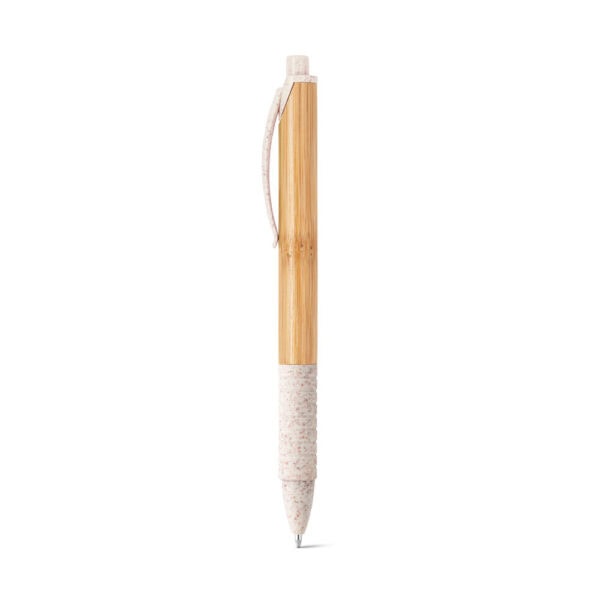 Caneta Ecológica Personalizada Bambu Natural claro