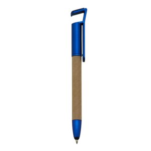 Caneta Ecológica Personalizada Base P/ Celular AZUL