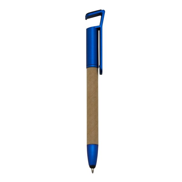 Caneta Ecológica Personalizada Base P/ Celular AZUL