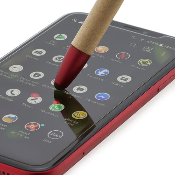 Caneta Ecológica Personalizada Base P/ Celular - Detalhe 5