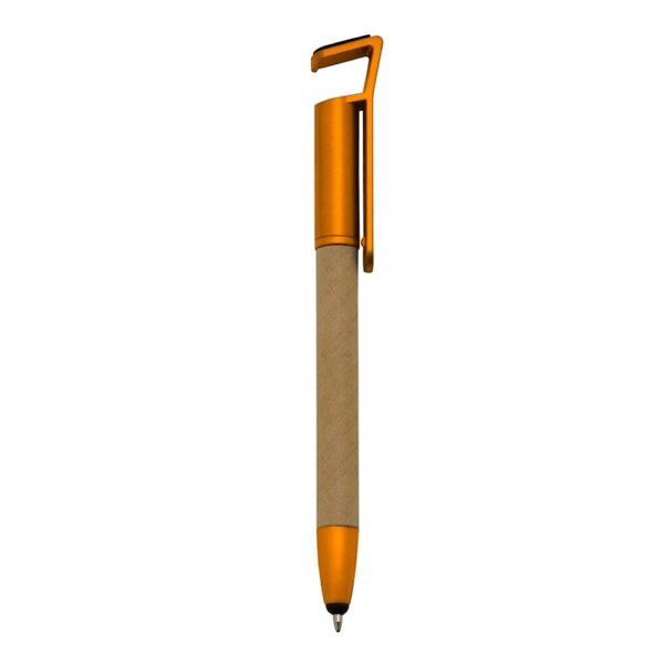 Caneta Ecológica Personalizada Base P/ Celular DOURADO