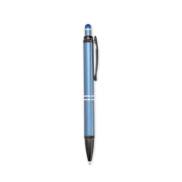 Caneta Metal Personalizada Touch AZUL