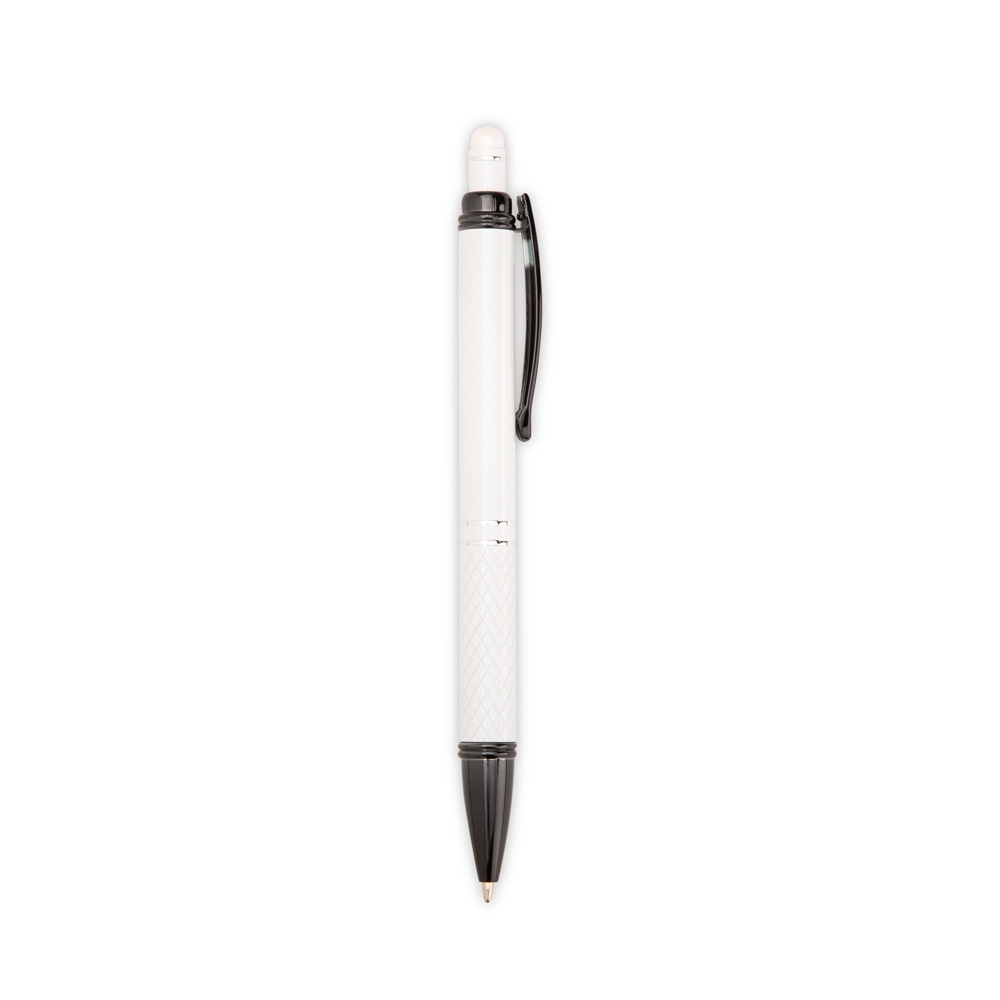 - Huble Brindes Corporativos Caneta Metal Personalizada Touch BRANCO
