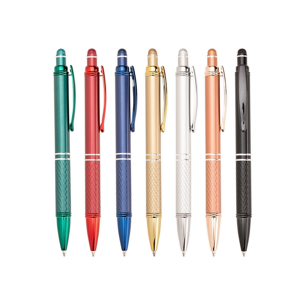 - Huble Brindes Corporativos Caneta Metal Personalizada Touch - Detalhe 1