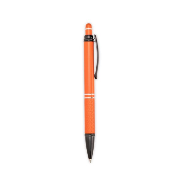 Caneta Metal Personalizada Touch LARANJA