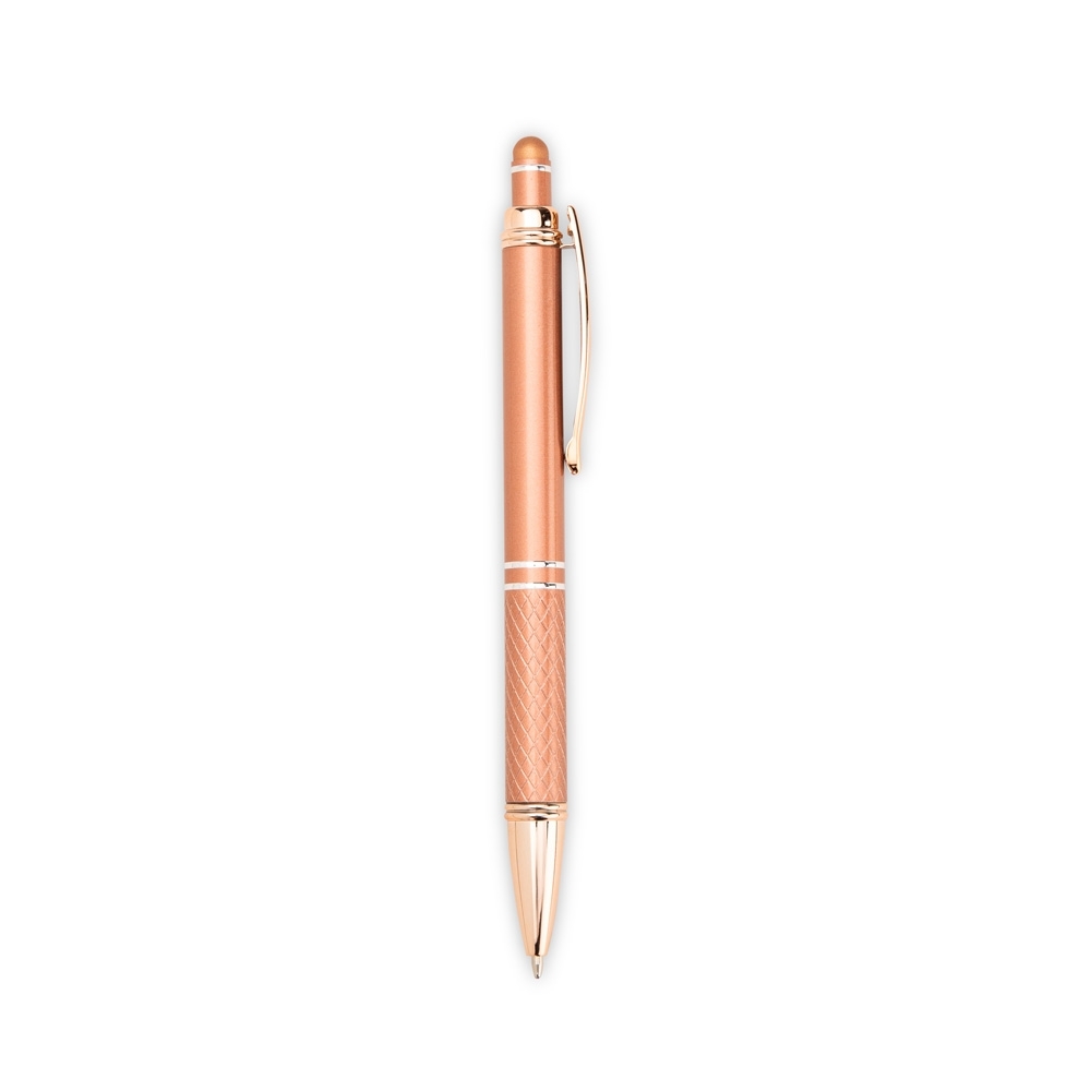 - Huble Brindes Corporativos Caneta Metal Personalizada Touch ROSA