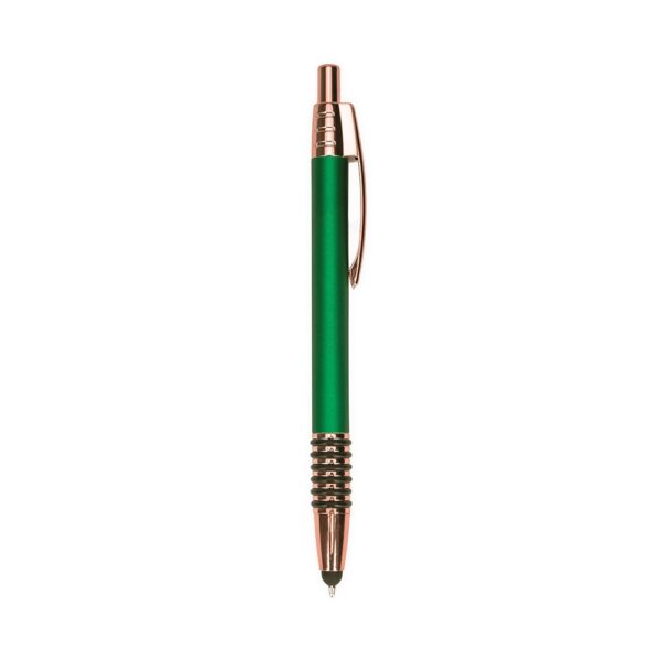 Caneta Metal Personalizada Touch VERDE
