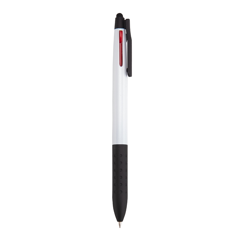 - Huble Brindes Corporativos Caneta Personalizada 3 Em 1 Touch BRANCO