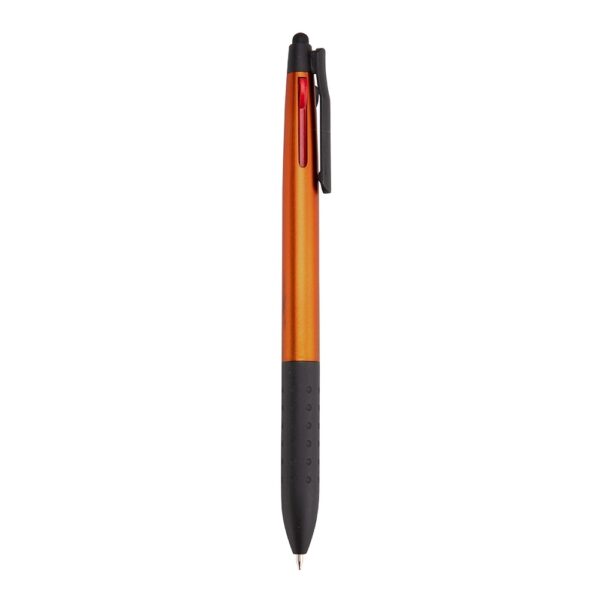 Caneta Personalizada 3 Em 1 Touch LARANJA