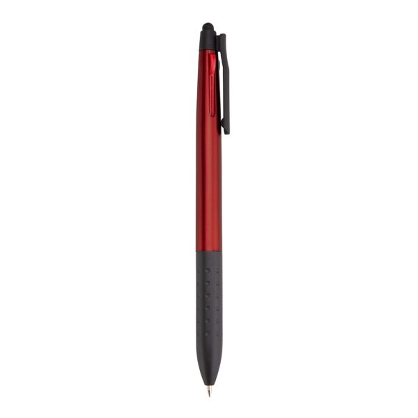 Caneta Personalizada 3 Em 1 Touch VERMELHO