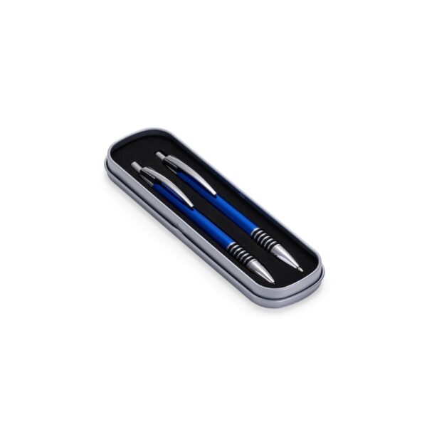 Caneta Personalizada Metal Conjunto Lapiseira AZUL