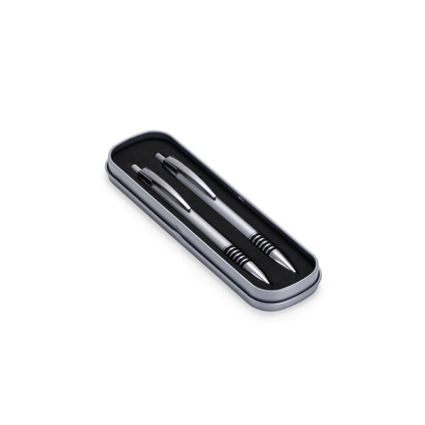 Caneta Personalizada Metal Conjunto Lapiseira PRATA