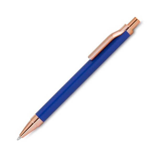 Caneta Personalizada Metálica Azul