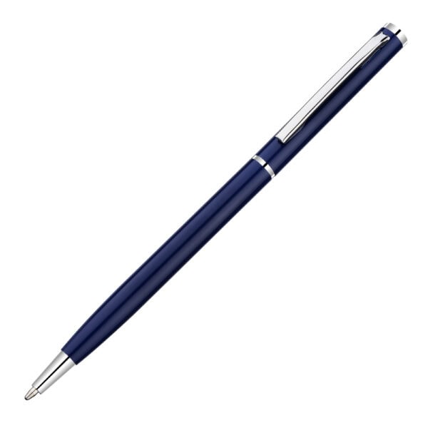Caneta Personalizada Metálica Azul