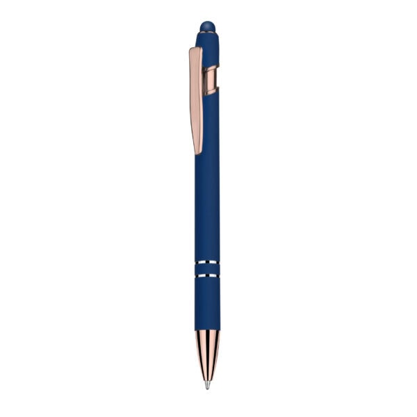 Caneta Personalizada Metálica Azul