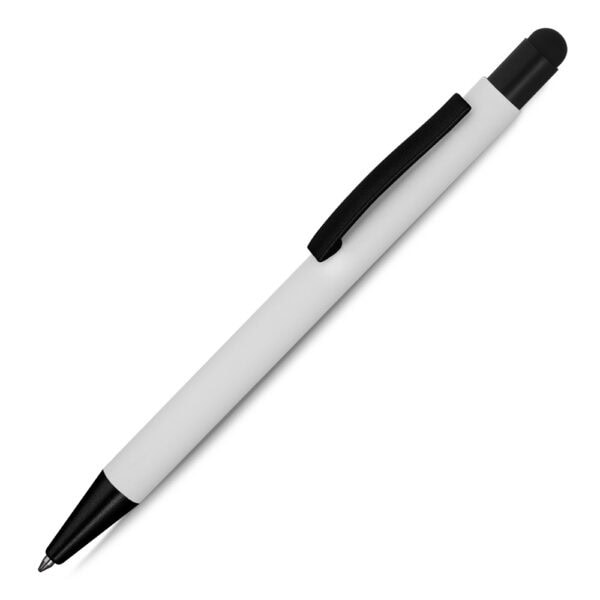 Caneta Personalizada Metálica Branco