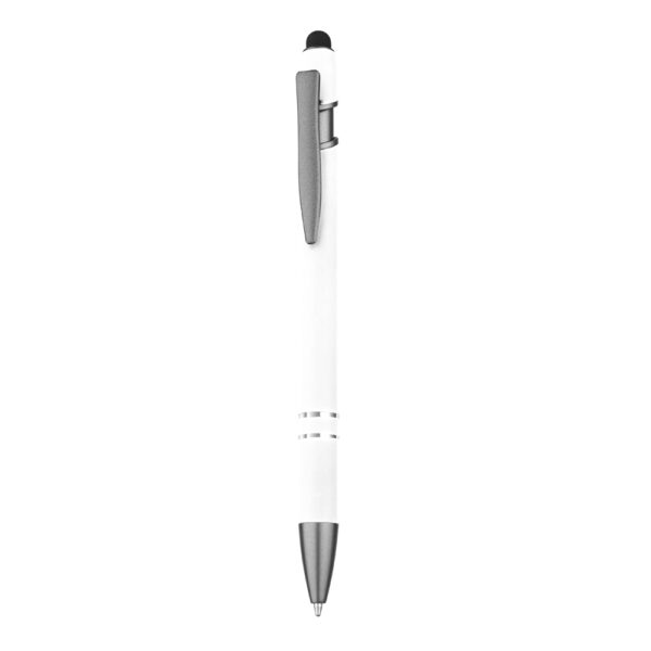 Caneta Personalizada Metálica Branco