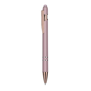 Caneta Personalizada Metálica Rosa