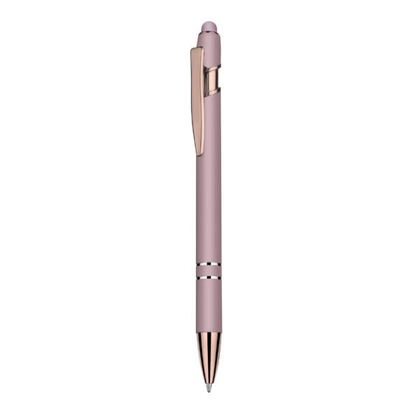 Caneta Personalizada Metálica Rosa