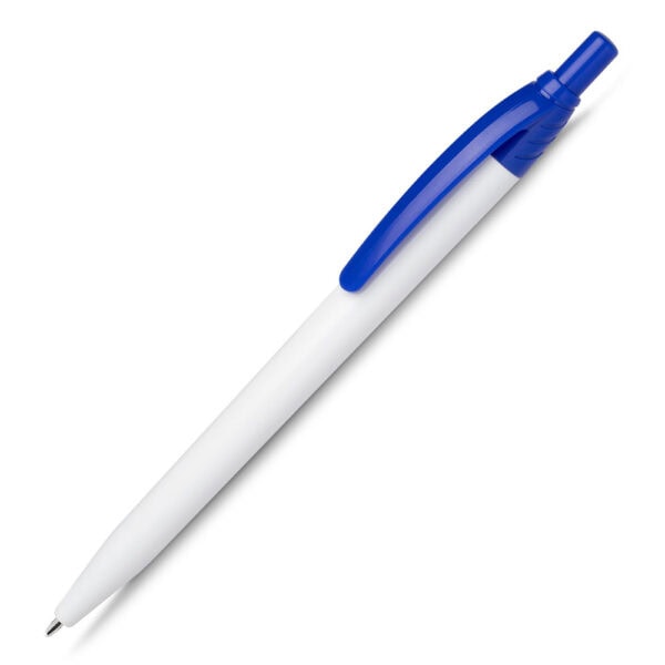 Caneta Plástica Personalizada Azul