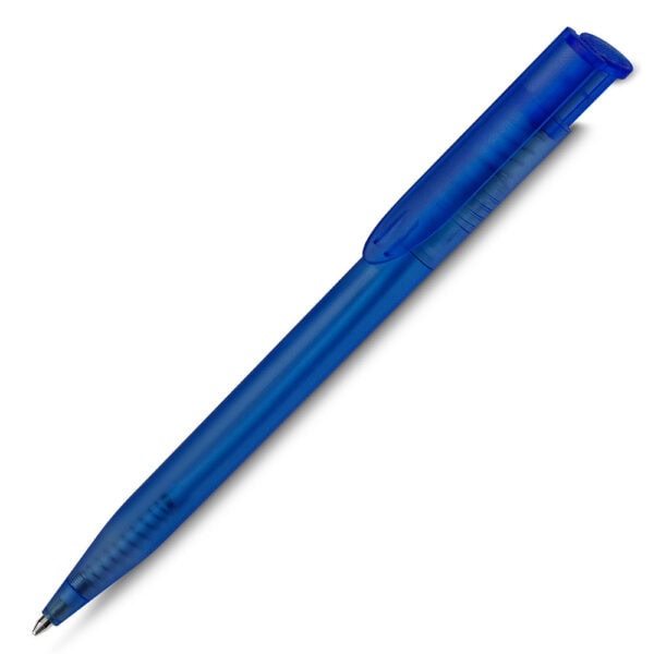Caneta Plástica Personalizada Azul
