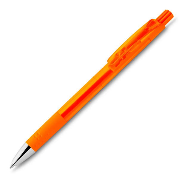 Caneta Plástica Personalizada Laranja