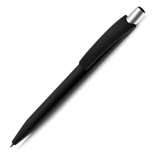 Caneta Plástica Personalizada Preto