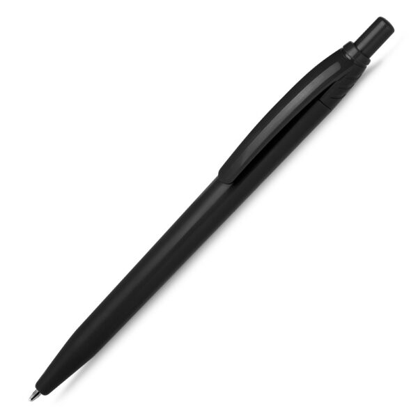Caneta Plástica Personalizada Preto