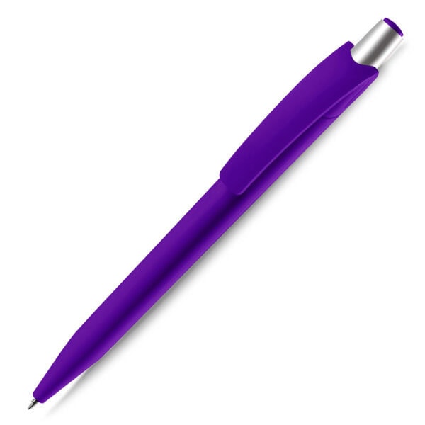 Caneta Plástica Personalizada Roxo