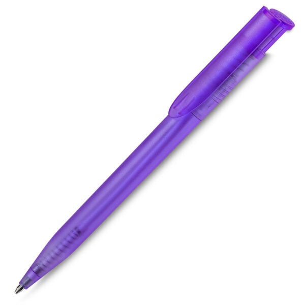 Caneta Plástica Personalizada Roxo