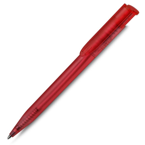 Caneta Plástica Personalizada Vermelho
