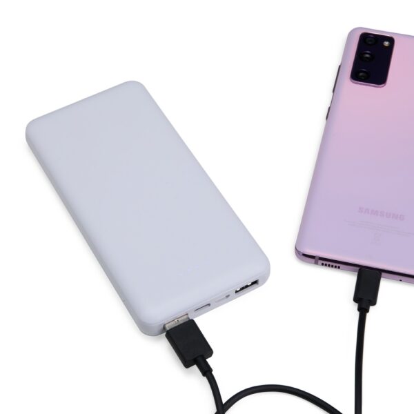 Carregador Portátil Personalizado Power Bank 10.000Mah Com Indicador LED - Detal