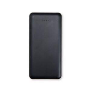 Carregador Portátil Personalizado Power Bank 10.000Mah Com Indicador LED PRETO