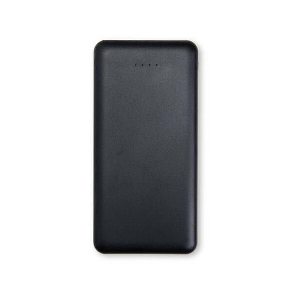 Carregador Portátil Personalizado Power Bank 10.000Mah Com Indicador LED PRETO