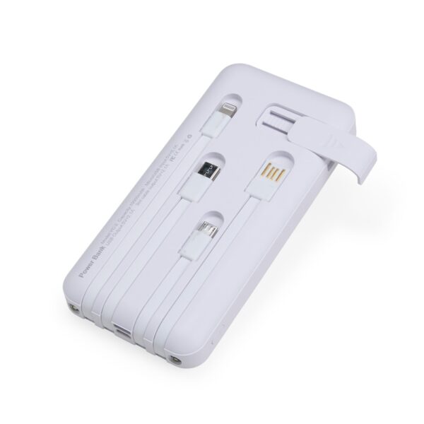 Carregador Portátil Personalizado Power Bank 10.000Mah Multissaídas - Detalhe 2