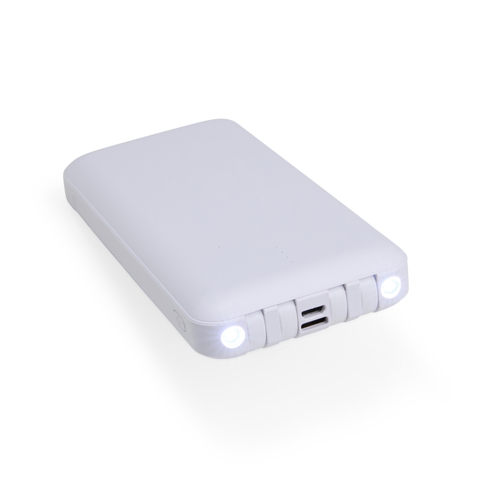 - Huble Brindes Corporativos Carregador Portátil Personalizado Power Bank 10.000Mah Multissaídas - Detalhe 3