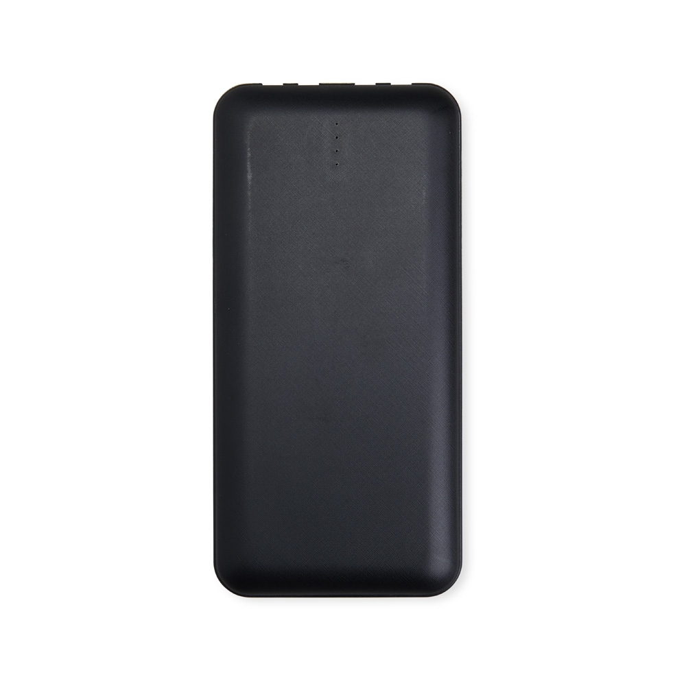 - Huble Brindes Corporativos Carregador Portátil Personalizado Power Bank 10.000Mah Multissaídas PRETO