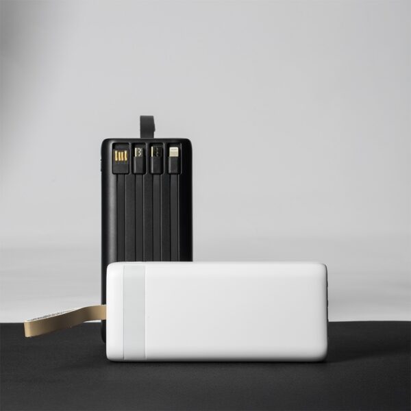 Carregador Portátil Personalizado Power Bank 20.000Mah Com Lanterna Multissaídas