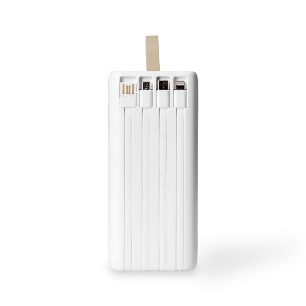 Carregador Portátil Personalizado Power Bank 20.000Mah Com Lanterna Multissaídas
