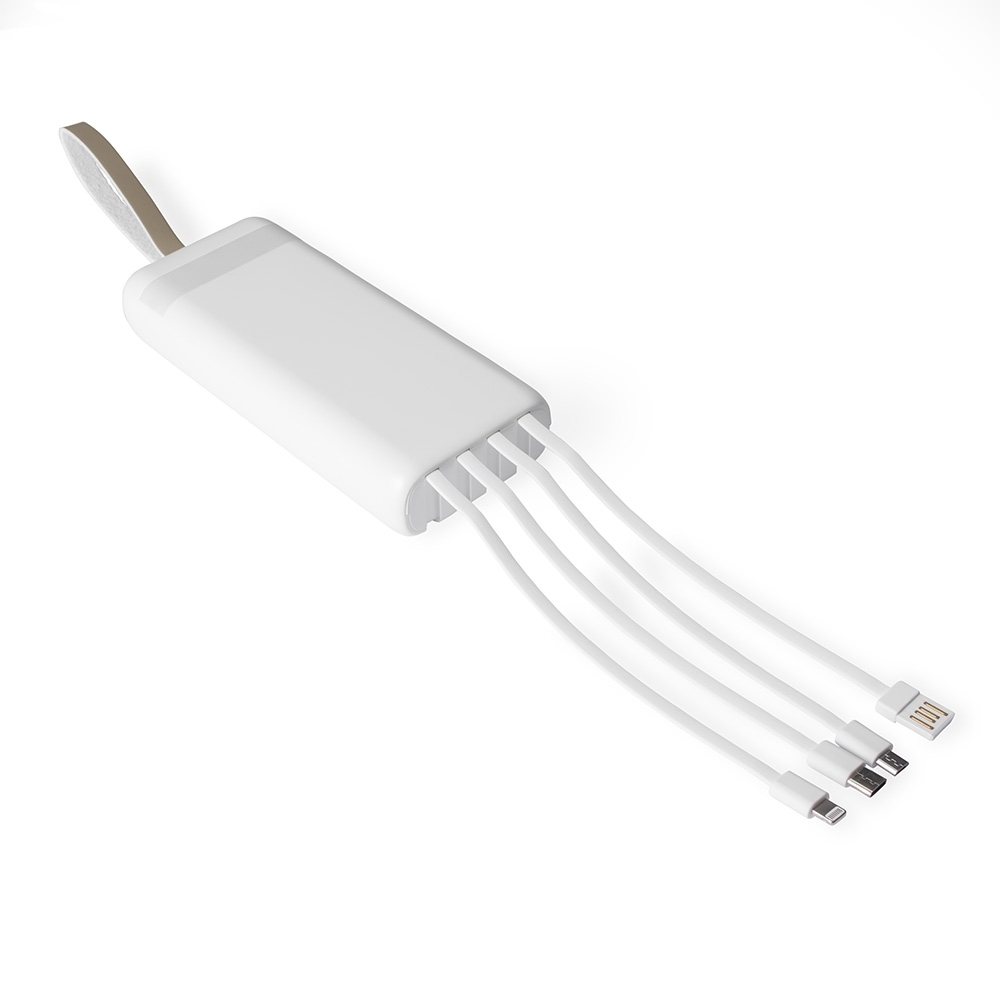 - Huble Brindes Corporativos Carregador Portátil Personalizado Power Bank 20.000Mah Com Lanterna Multissaídas